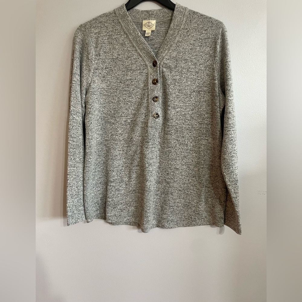 St. John's Bay Heather Gray Sweater
